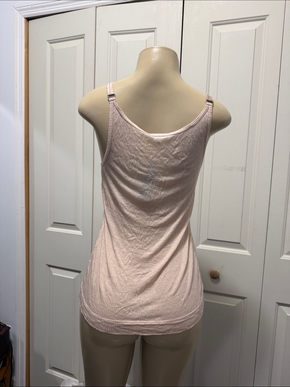 Theory Nude Blush Sheer Rib Cami - Picture 4 of 8